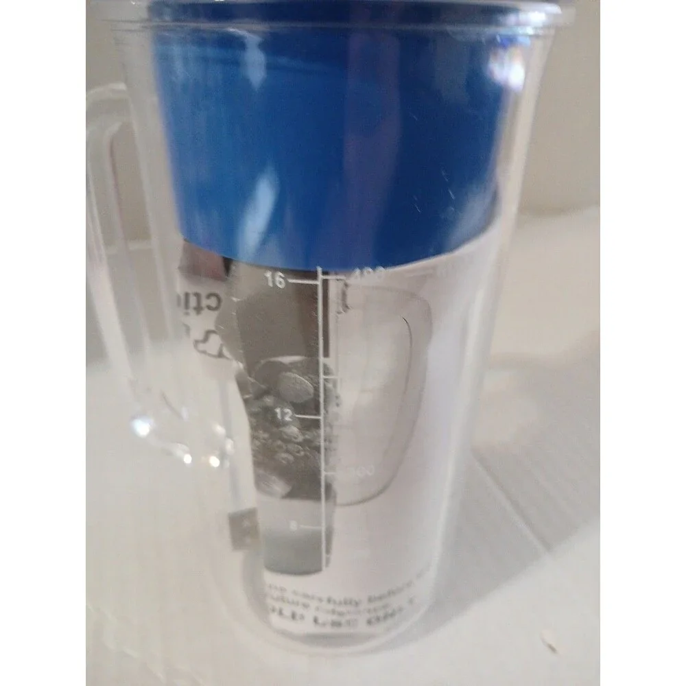 Hy-Impact Better Blender 16 Oz Cordless USB Rechargeable Turbo Power No Box BLUE